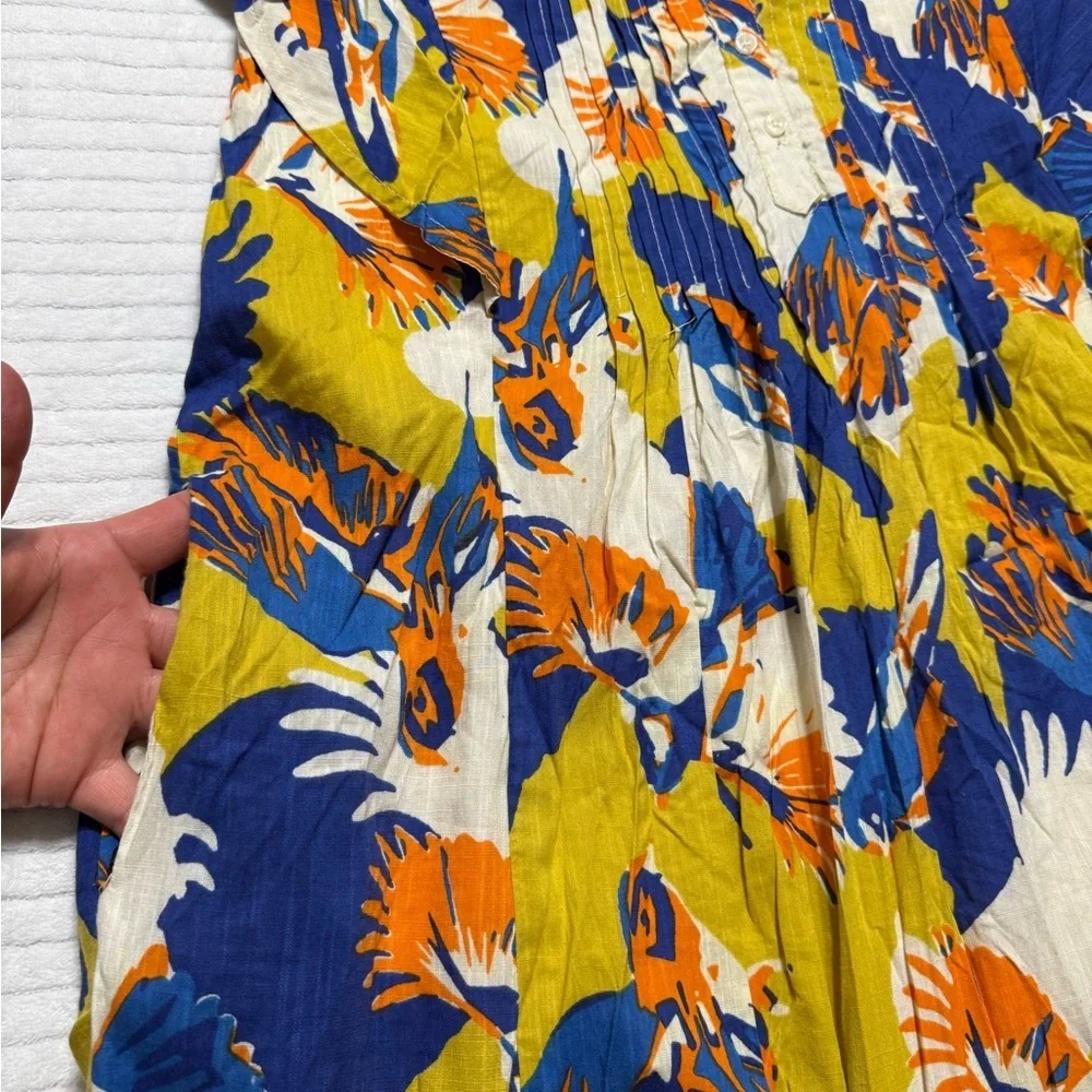 Anthropologie Vibrant Floral Maxi Skirt - Picture 2 of 7